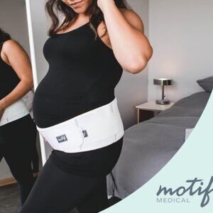 Motif Medical Pregnancy Support Band Adjustable Pregnancy Belly Support Medium